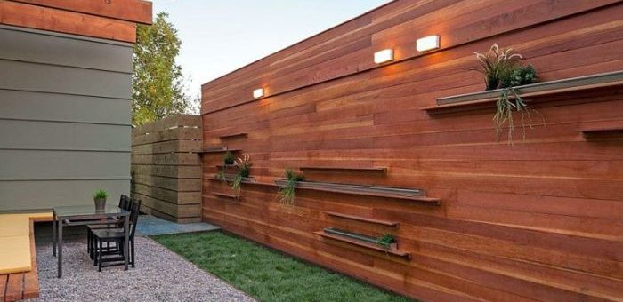 20 современных деревянных заборов